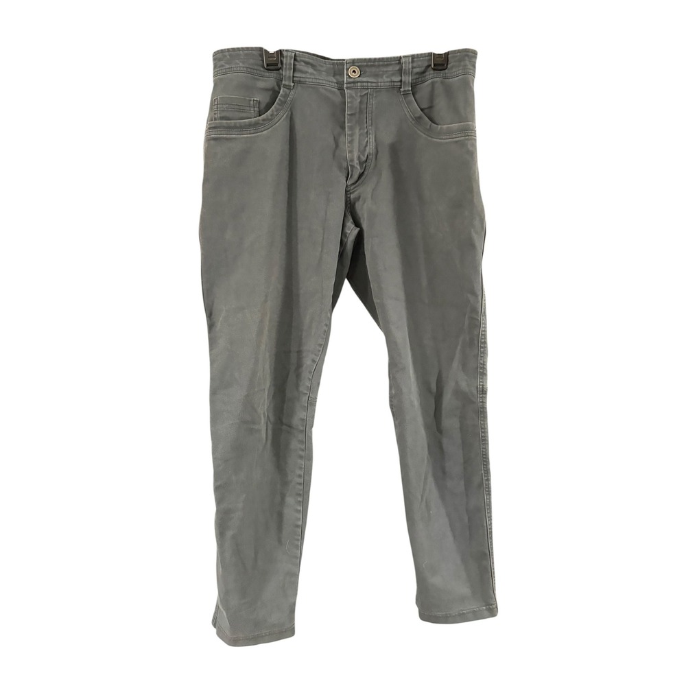 Kuhl‎ Revolt Mens 36x32 Grey Stretch Hiking Pants Moisture Wicking Articulated